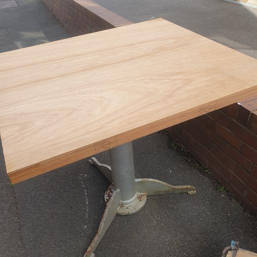  — HD Galvanised Metal Base Bar Table, 36H x 34W