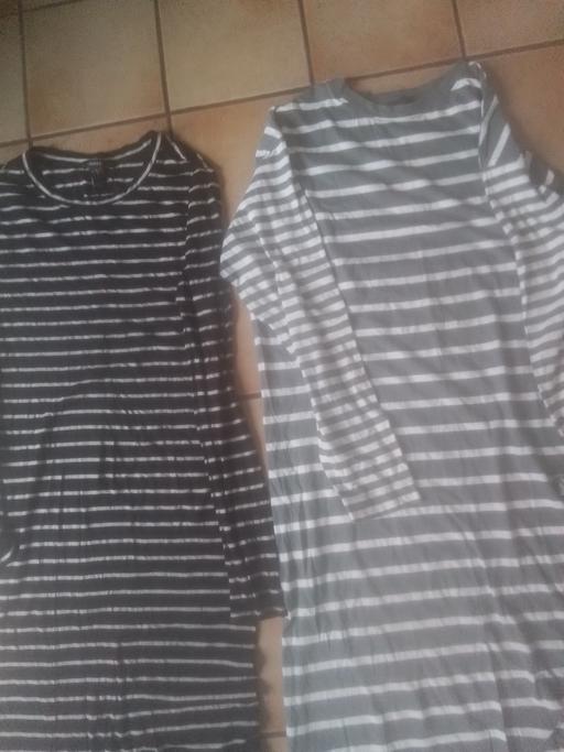  — TWO LONG DRESSES