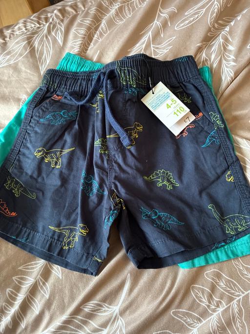  — Boys age 4-5 years 2 pack of shorts NEW