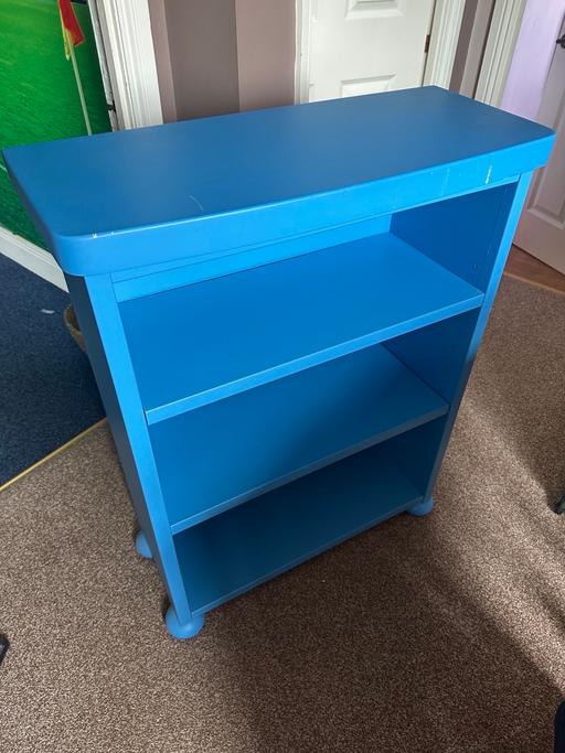  — Kids Blue Cabinet Shelf