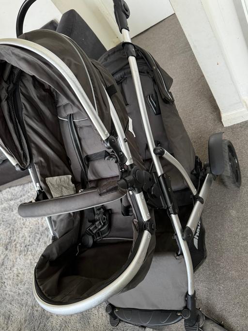  — Hauck Duet two double pram with car seat