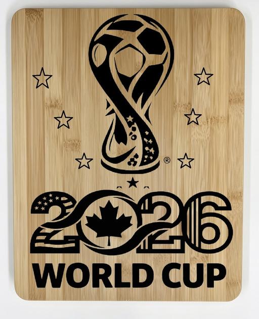  — FIFA 2026 World Cup Themed Bamboo Board