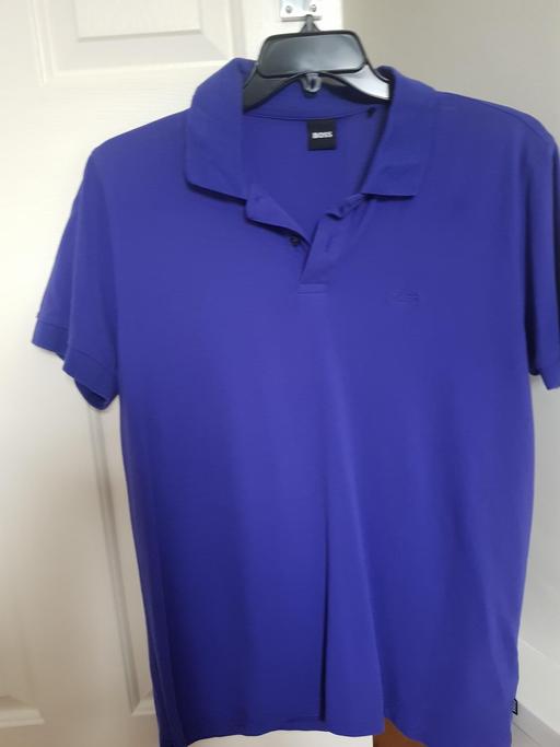  — Boss polo top purple