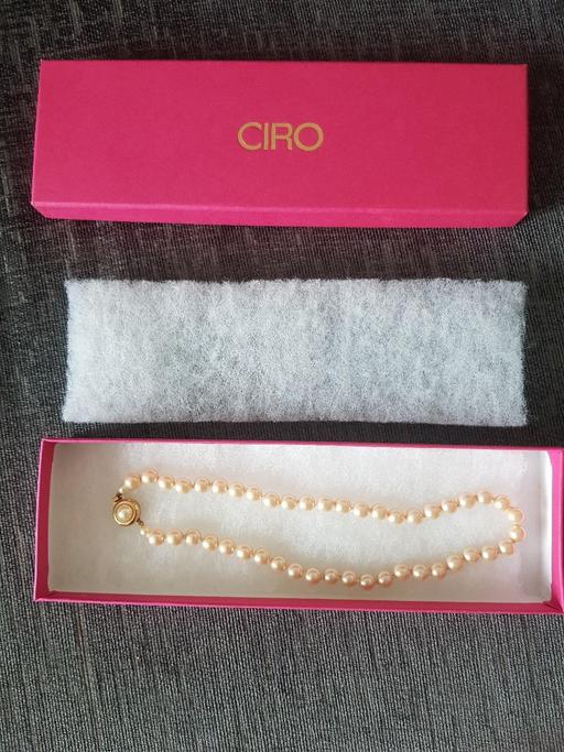  — Ciro faux pearl necklace