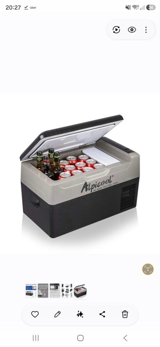  — Alpicool G22 Car Fridge 22 Litre Mini Fridge