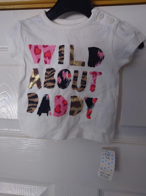  — Baby girls white top size up to 1 month
