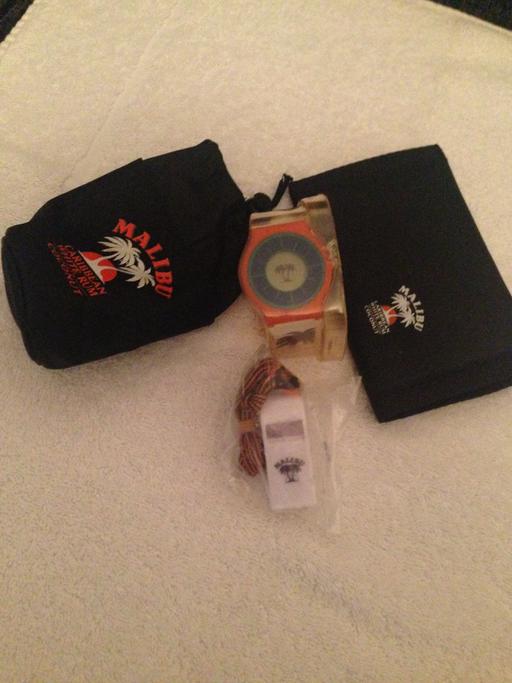  — Malibu branded items x4
