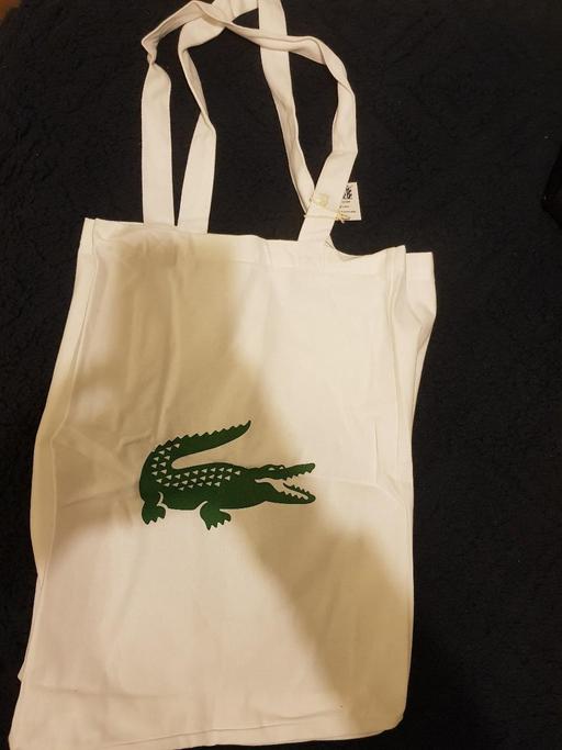  — NEW Lacoste tote bag - white