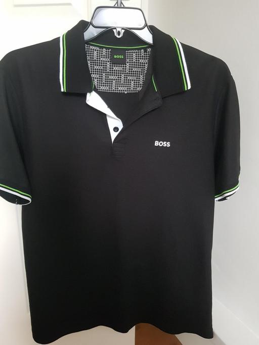  — Boss polo top - black