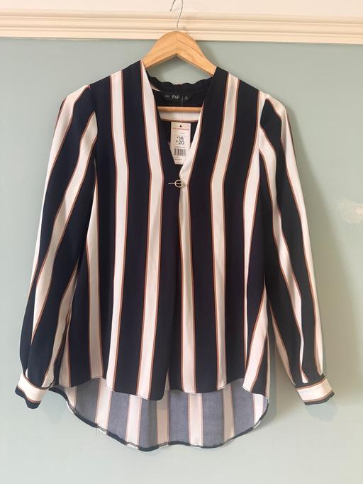  — Navy White camel shirt  (size 6)