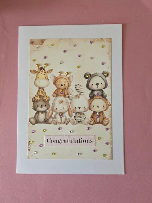  — HANDMADE BABY CARD