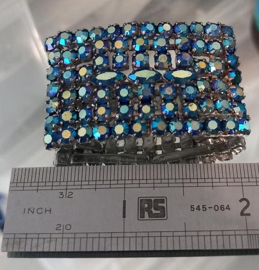  — vintage aurora borealis Rhinestone brooch