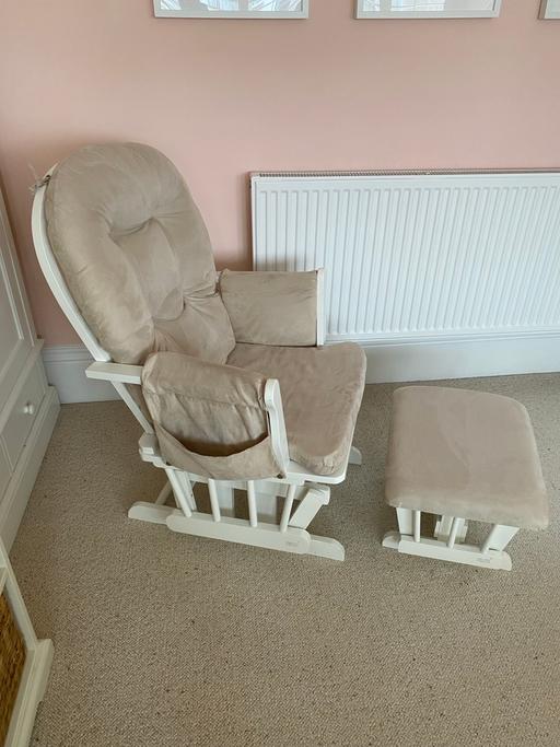  — Kub glider nursing chair and footstool