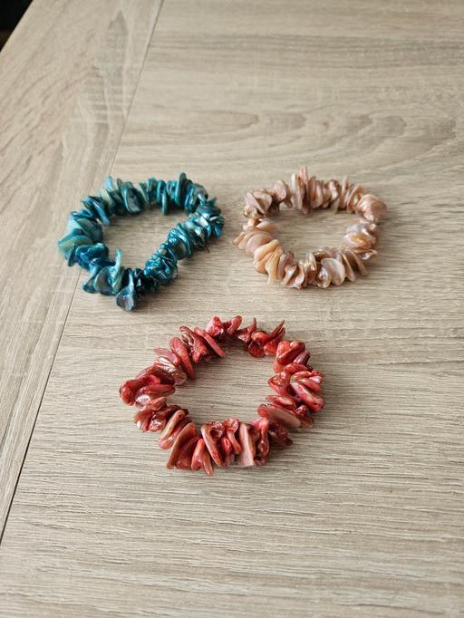  — 3 shell style bracelets..NEW