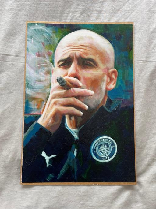  — Oil Painting of Pep Guardiola