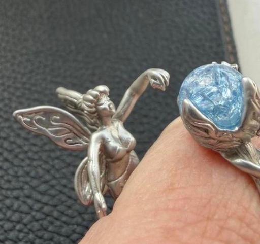  — Fairy ring in Silvertone and kyanite
