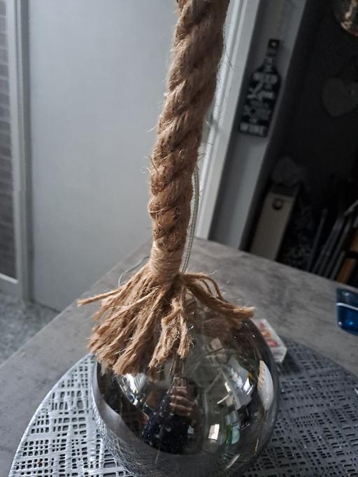  — large hanging ball  light