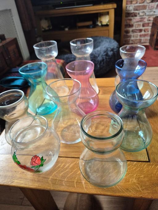  — 11 x Various Hyacinth Vases