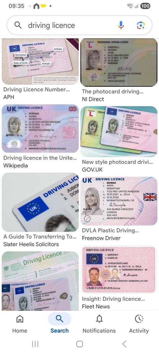  — looking for someone with full driving licence