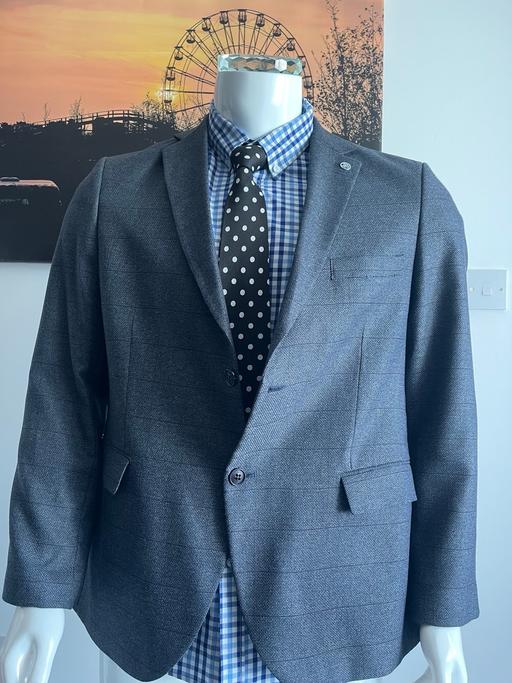  — Alberto Grande Wool Blend Blazer Size 52