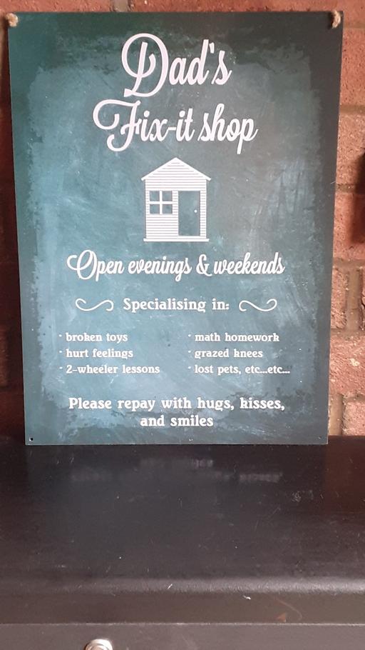  — Dad Wall/Shed Sign (LU33BY)