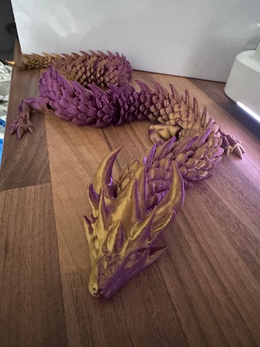  — 2ft articulated dragon 3d printed