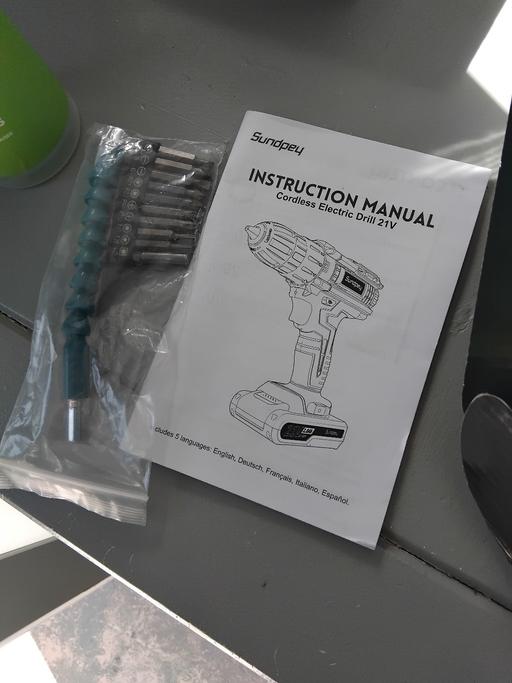  — Cordless drill 21v