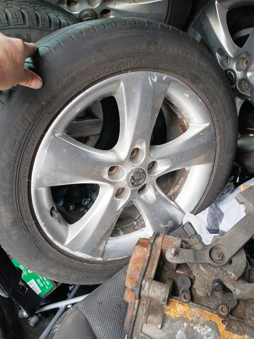  — set of 4 alloy wheels for vauxhall  astra