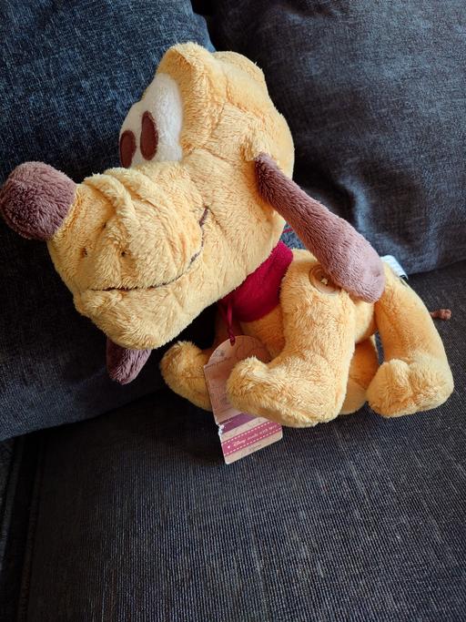  — Disney made with love pluto soft toy