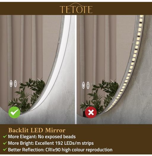  — Bathroom touchscreen LED mirror