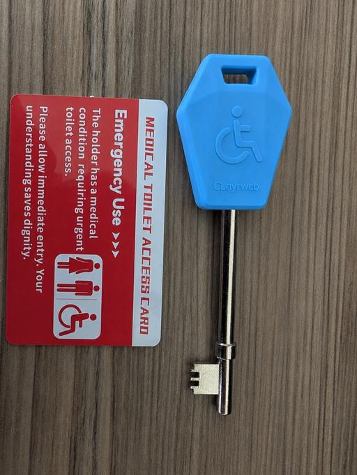  — Radar Keys with Toilet Medical Access Card