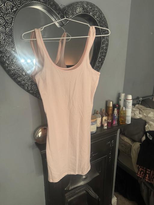 — Pink mini dress
