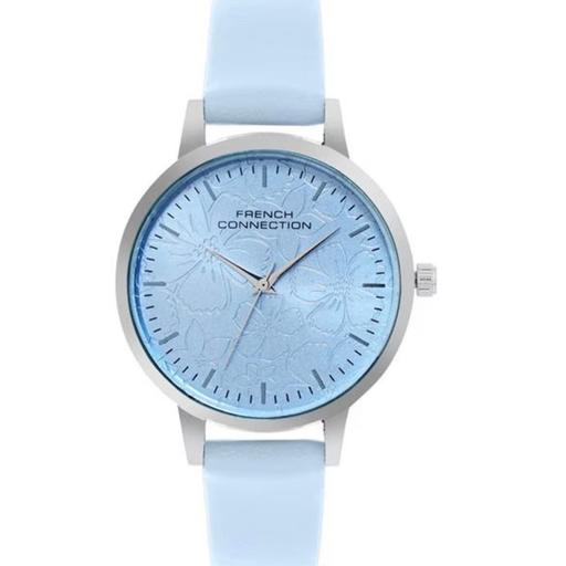  — French Connection Sky Blue Strap Quartz Watch