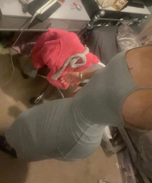  — Long grey dress
