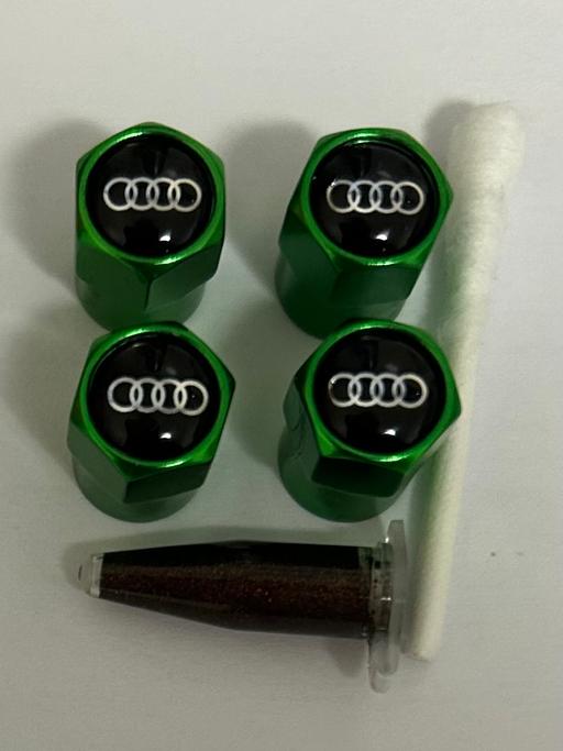  — Audi Tyre valve caps with grease