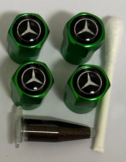  — Mercedes Tyre valve Caps with grease