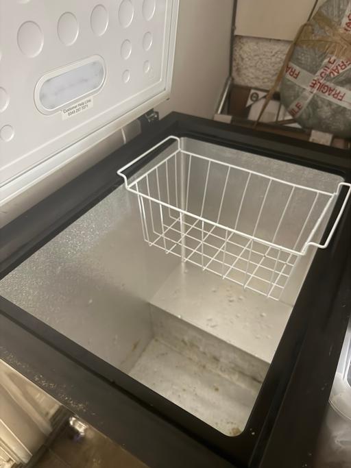  — Black Freezer Chest