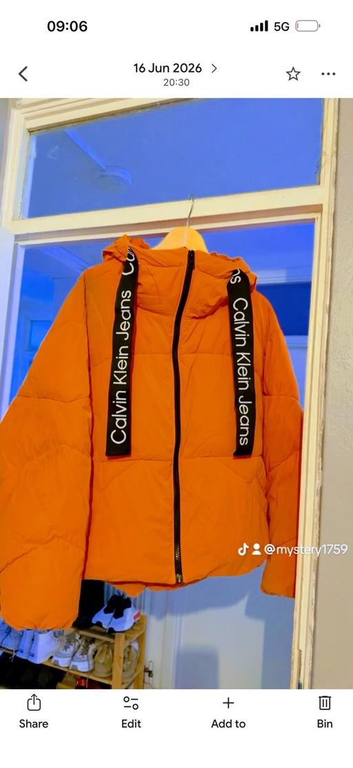  — Calvin klein Jacket