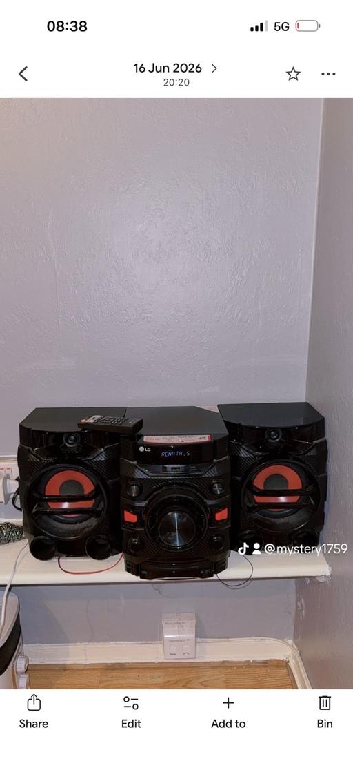 — LG  music system  230 watts