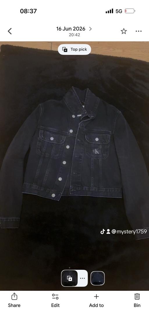  — Denim jacket Calvin Klein