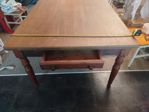  — Large solid wood table