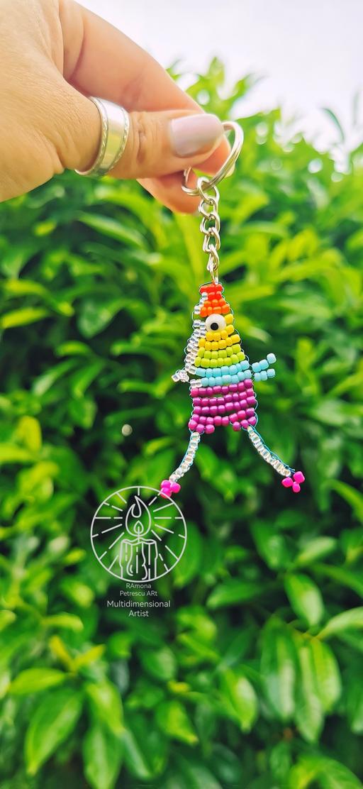  — 🐠🌈 Reverse Mermaid Evil Eye Keyring