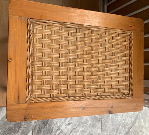  — Vintage brown fashioned small deco table new