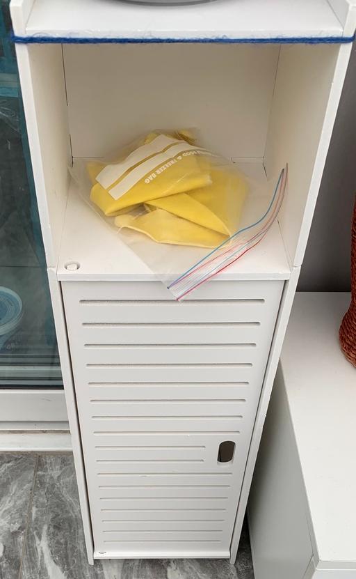  — White chipboard small organiser drawer new