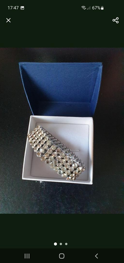  — vintage diamante bracelet