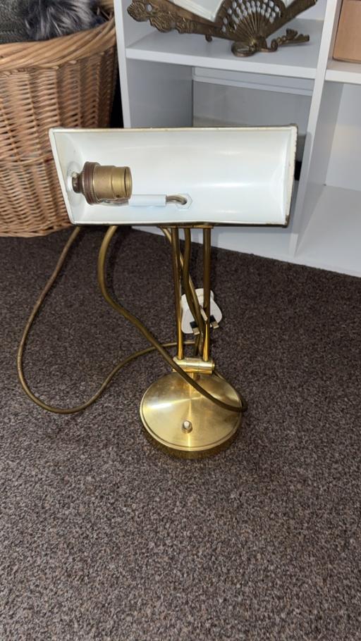  — Brass vintage lamp shade
