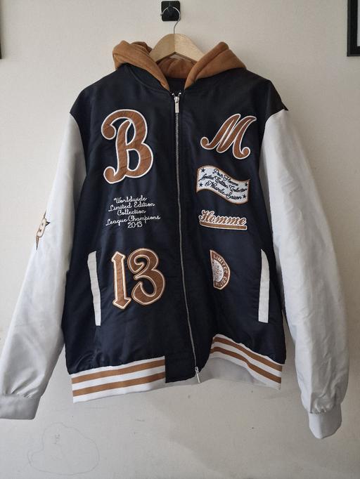  — boohooMAN Varsity Bomber Jacket – 3XL