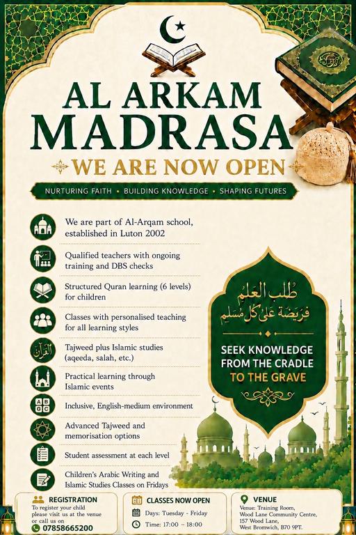  — Evening Madrasah