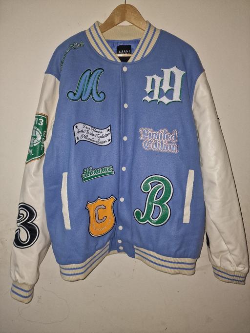  — boohooMAN Varsity Jacket – 3XL