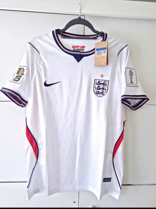  — England home football jerseys WC26